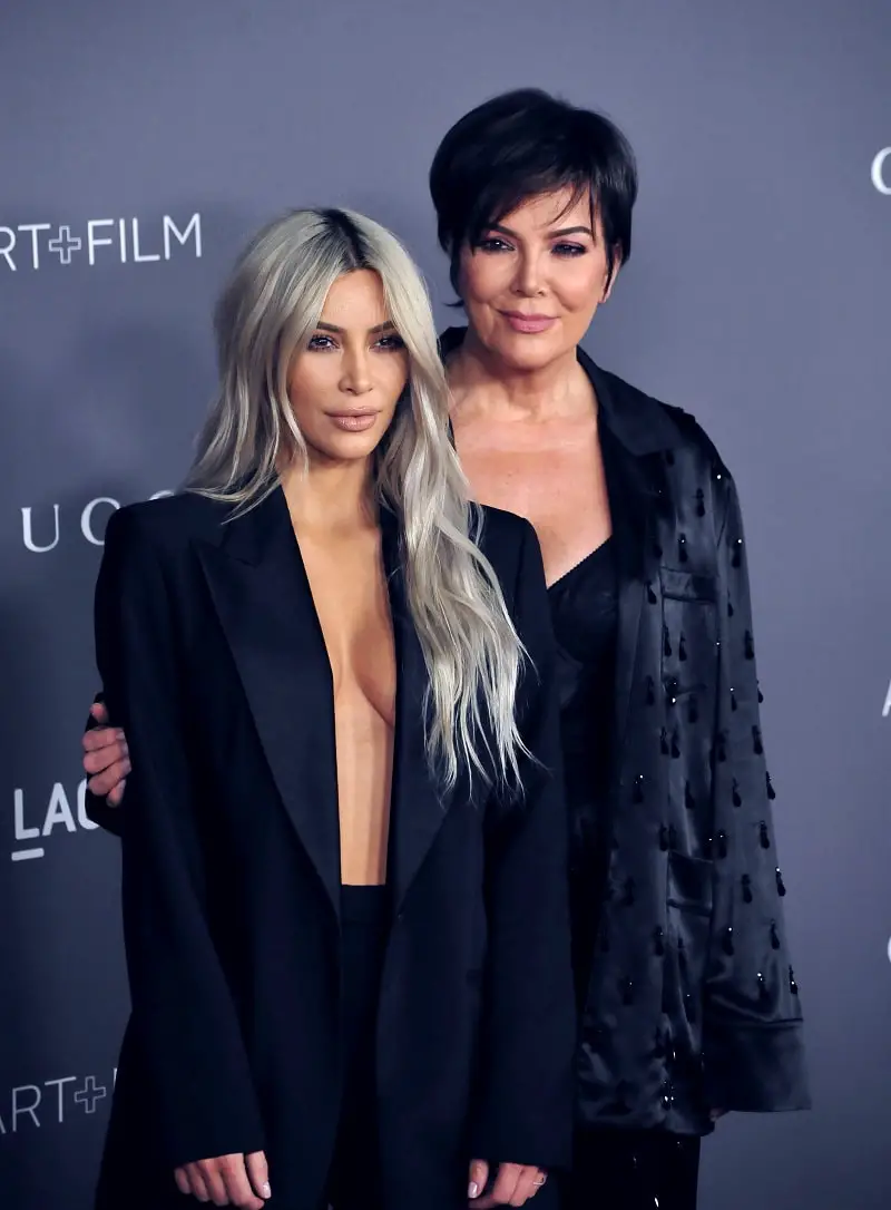 Kris Jenner & Kim Kardashian at the 2017 LACMA Art+Film Gala at the Los Angeles County Museum of Art, Los Angeles, USA 04 Nov. 2017
